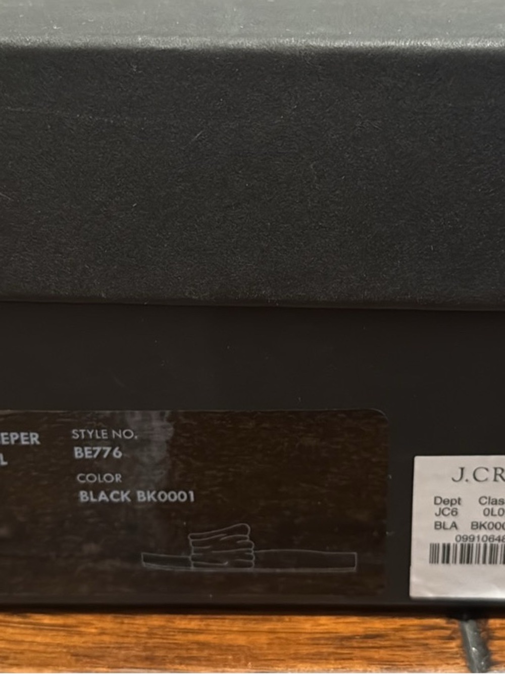 J.Crew NIB Ruched Leather Platform Slide Sandal Black Sz 7 - Picture 3 of 3